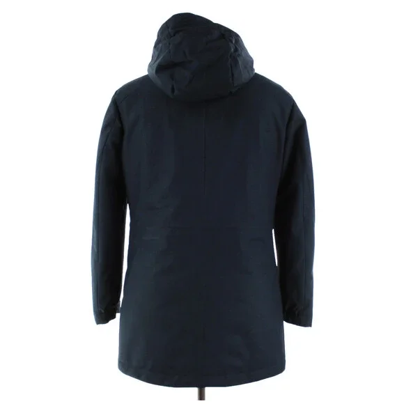 Cardinal of Canada NWT Polyester Hooded Jacket Size Small US In Blue Melange
